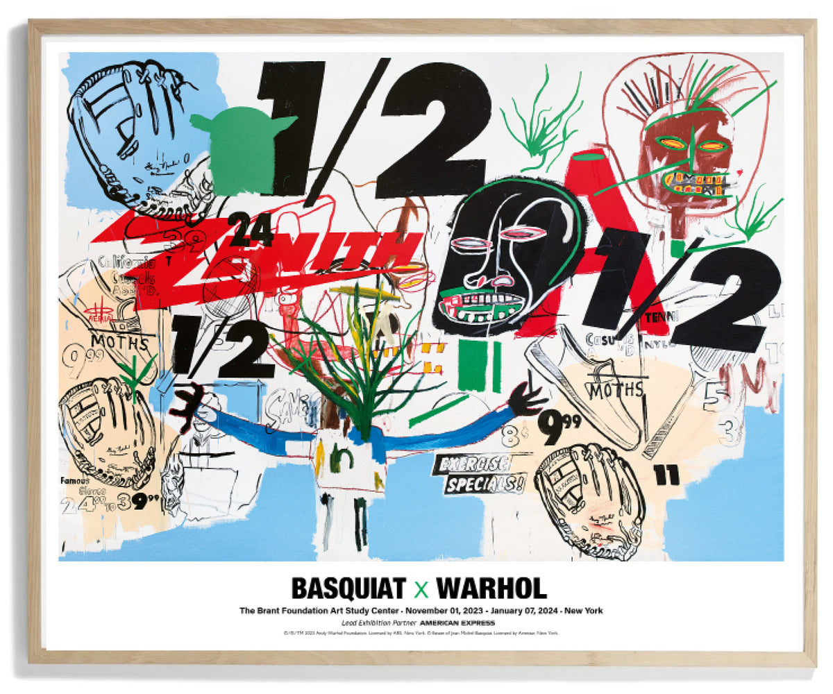 Basquiat x Warhol Exhibition Poster Untitled 1984 The Brant Foundation Shop