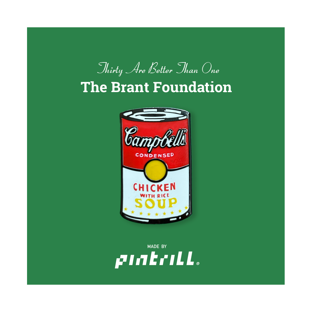 Warhol Campbell's Soup Can Pin - The Brant Foundation Shop