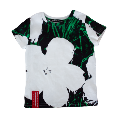 Andy Warhol "White Flowers" Youth T-Shirt