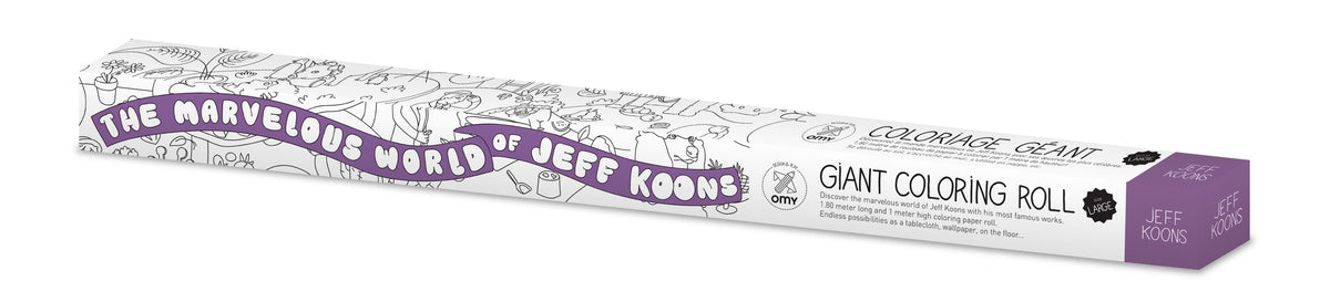 Giant Coloring Roll by Jeff Koons — ACCESSORIES -- Better Living Through  Design