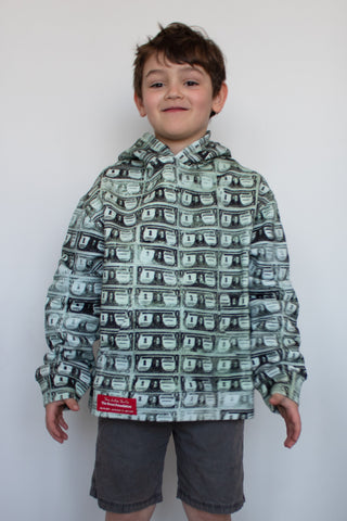 Andy Warhol "192 One Dollar Bills" Youth Hoodie