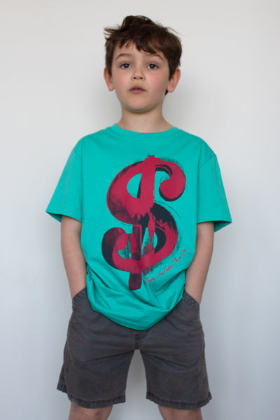 Andy Warhol "Dollar Sign" Youth T-shirt