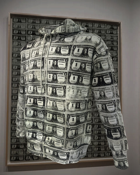 Andy Warhol "192 One Dollar Bills" Hoodie