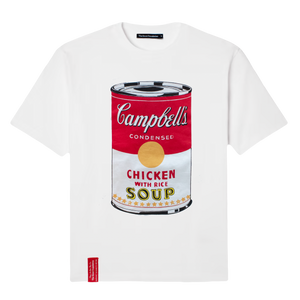Andy Warhol "Campbell's Soup Can" White T-Shirt