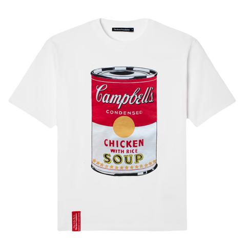 Warhol Campbell's Soup Can on White T- Shirt