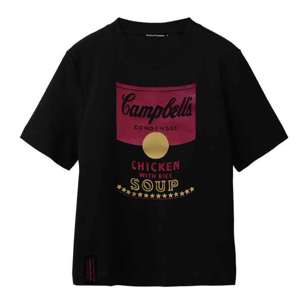 Andy Warhol "Campbell's Soup Can" Black T-Shirt