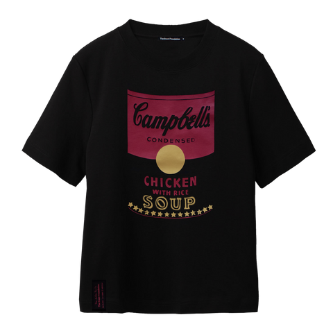Andy Warhol "Campbell's Soup Can" Black T-Shirt