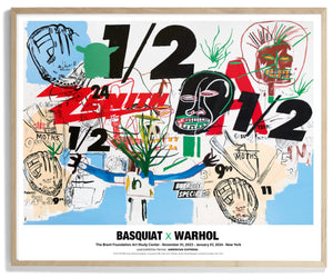 Basquiat x Warhol Exhibition Poster (Untitled,1984)