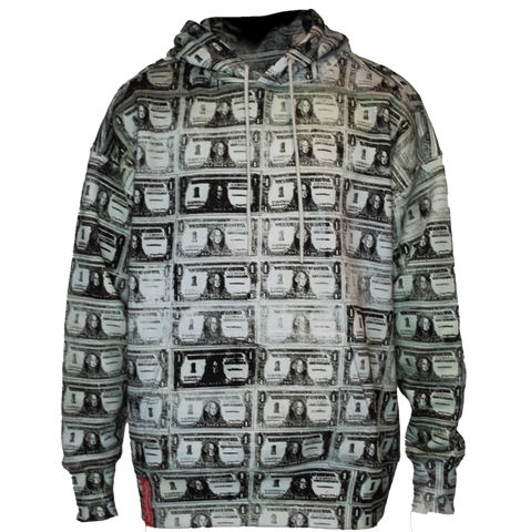 Andy Warhol "192 One Dollar Bills" Hoodie