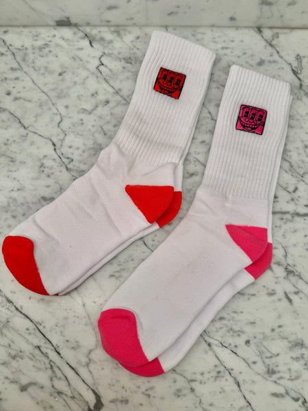 Keith Haring Smiley Socks