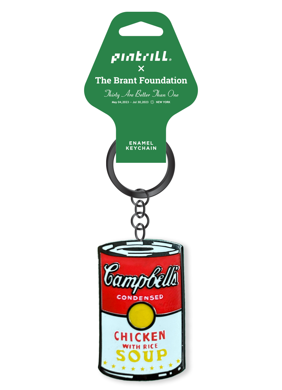 Warhol Campbell's Soup Can Keychain - The Brant Foundation Shop