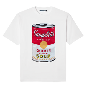 Warhol White Campbell's Soup Youth T- Shirt