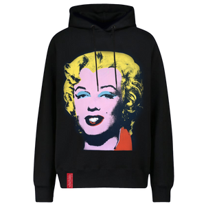 Warhol Licorice Marilyn Black Hoodie