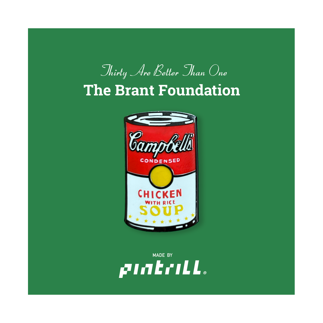 Warhol Campbell's Soup Can Pin