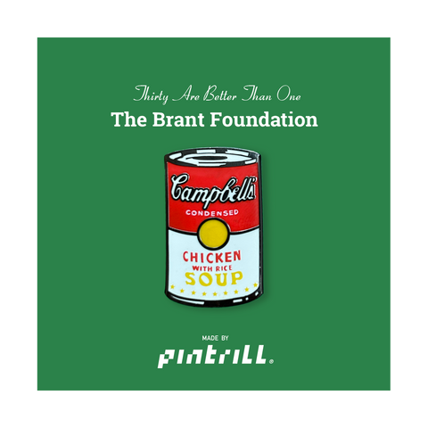 Warhol Campbell's Soup Can Pin