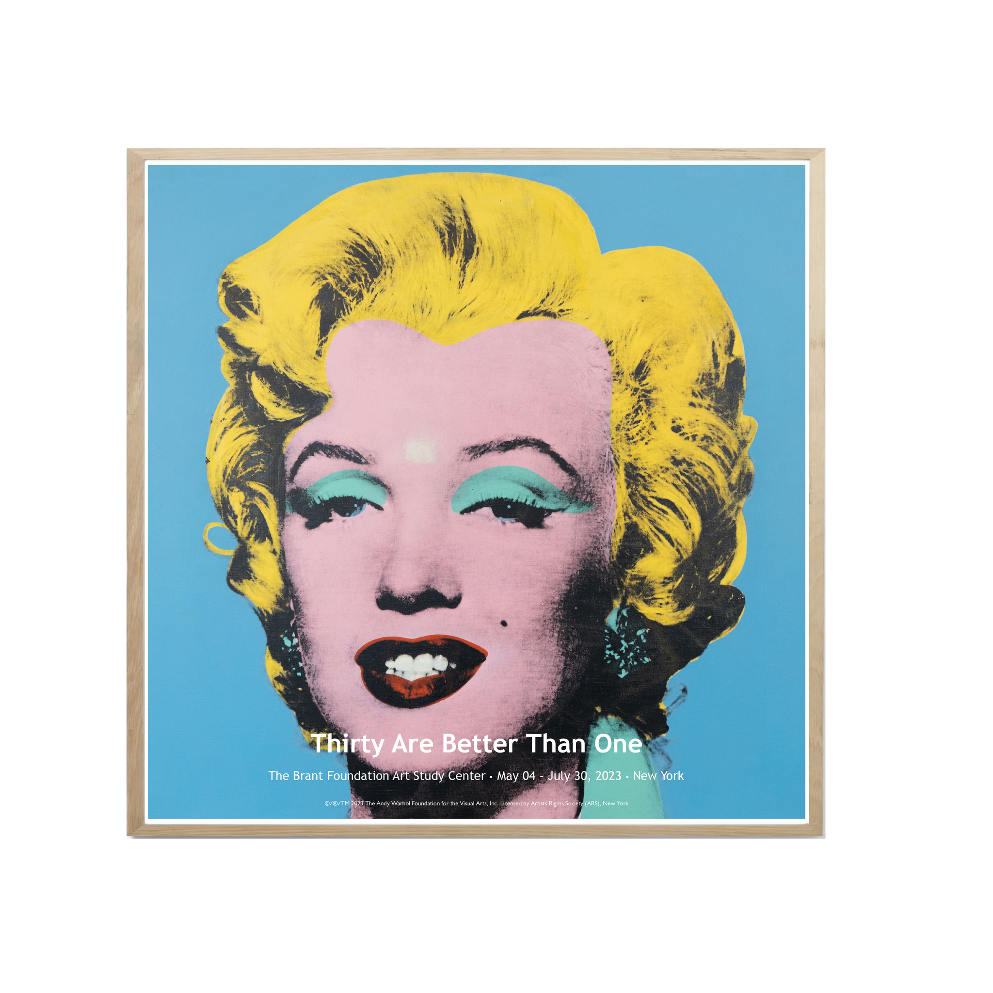 Andy Warhol "Blue Marilyn" Poster