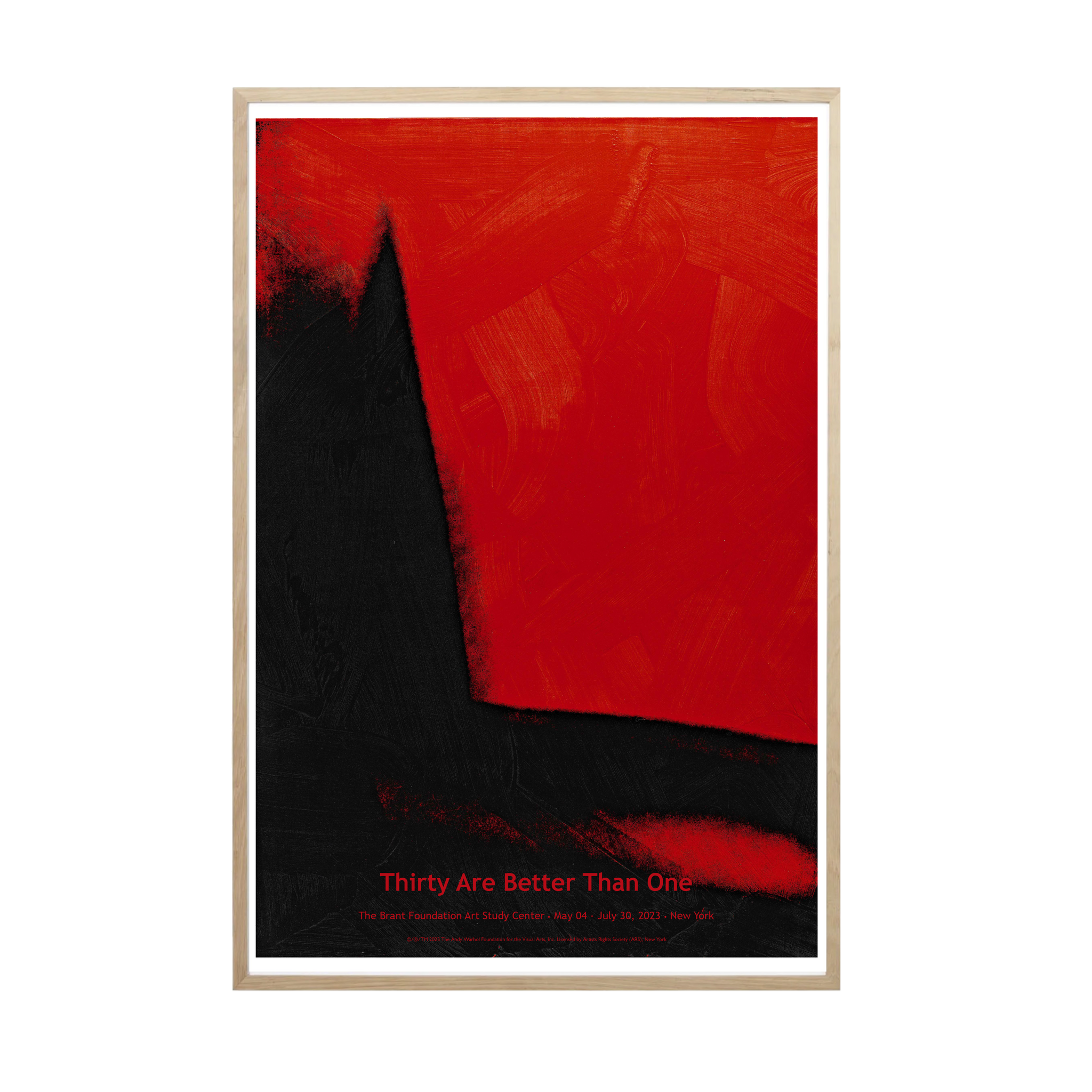 Andy Warhol "Red Shadow" Poster