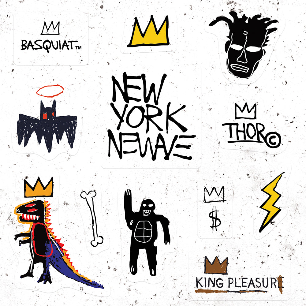 Basquiat's Icons | Sticker Sheet