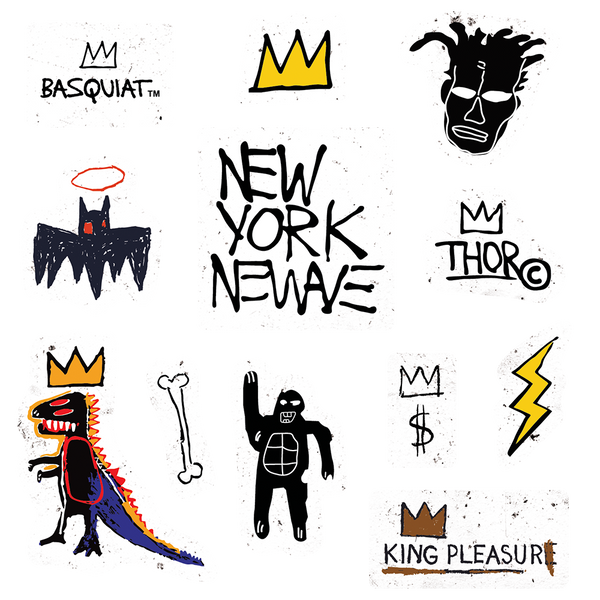 Basquiat's Icons | Sticker Sheet