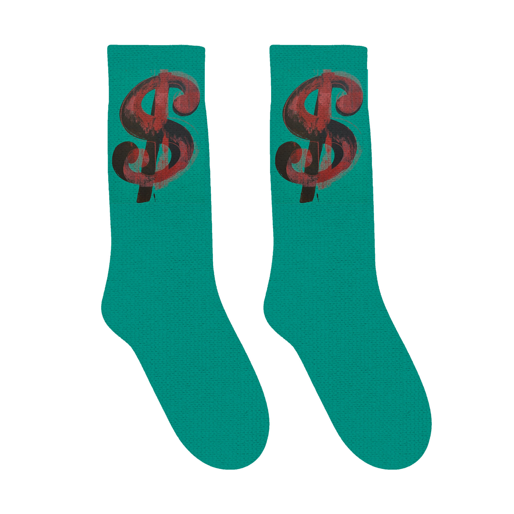 Warhol Dollar Sign Socks