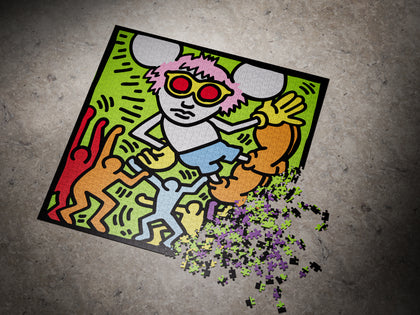 Keith Haring Theory 11 Jigsaw Puzzle