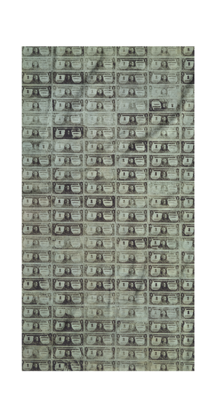 Andy Warhol "192 One Dollar Bills" Beach Towel