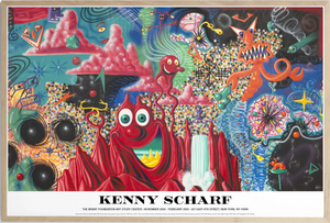 Kenny Scharf "When The Worlds Collide" Poster