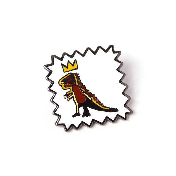 Basquiat Pin - Crowned Dinosaur / Pez Dispenser