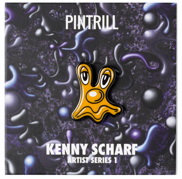 Kenny Scharf Slug Pin