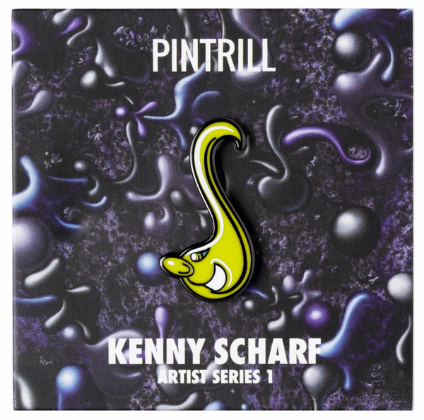 Kenny Scharf Swoosh Pin
