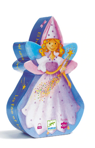 DJECO Fairy and Unicorn Silhouette Puzzle