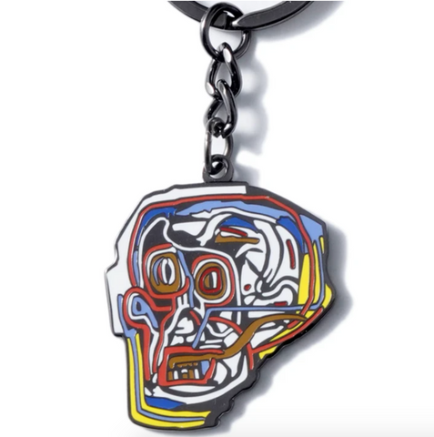 Jean-Michel Basquiat Mask Keychain