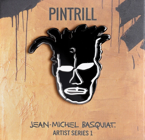 Jean-Michel Basquiat Portrait Pin