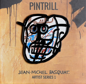 Jean-Michel Basquiat Skull Pin