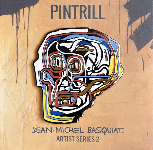 Jean-Michel Basquiat Mask Pin