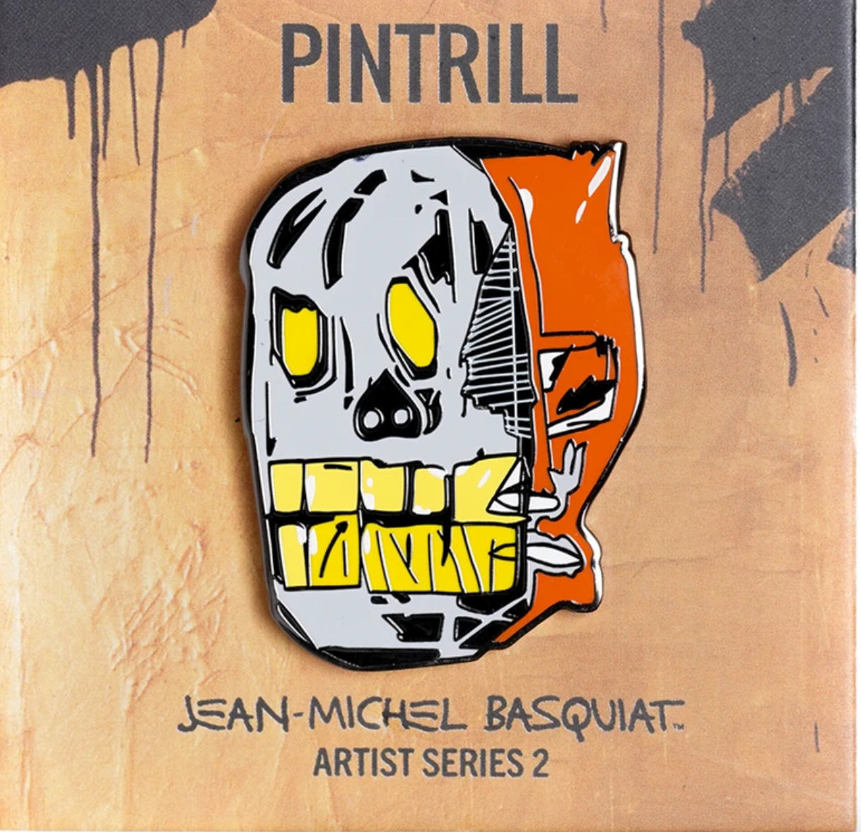 Jean-Michel Basquiat Robot Pin