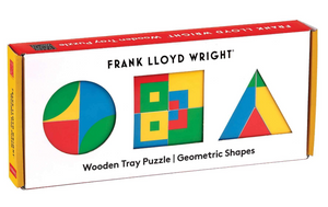 Frank Lloyd Wright Geometric Shapes Wooden Tray Puzzle - The Brant Foundation Shop