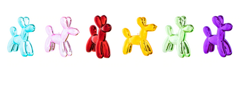 Balloon Dog Ornaments (Set of 6) - The Brant Foundation Shop