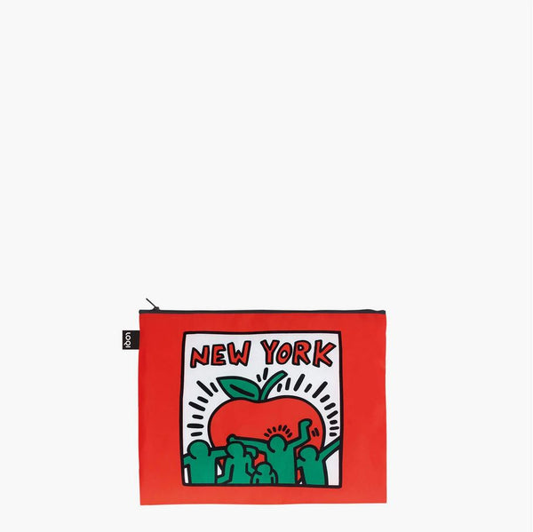 Keith Haring Recycled Zip Pockets