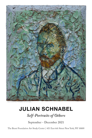 Julian Schnabel Exhibition Poster: Number 5 (Van Gogh Self-Portrait Musee d'Orsay, Vincent), 2019