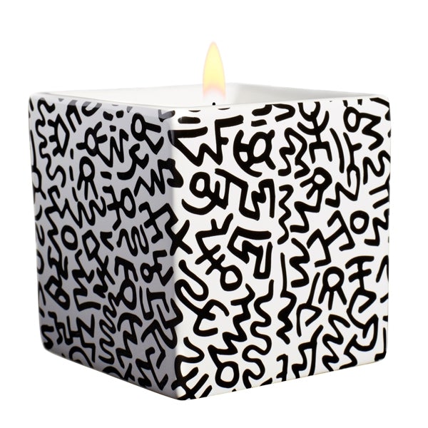 Keith Haring perfumed candle ”Black Pattern”