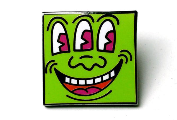 Keith Haring Three-Eyed Monster Pin - The Brant Foundation Shop