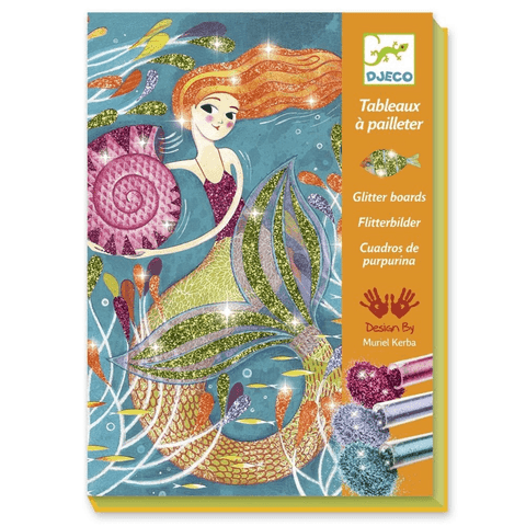 Djeco Mermaid Lights Glitter Board - The Brant Foundation Shop