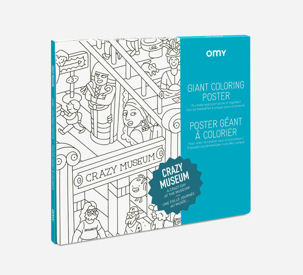 Crazy Museum Coloring Poster - The Brant Foundation Shop