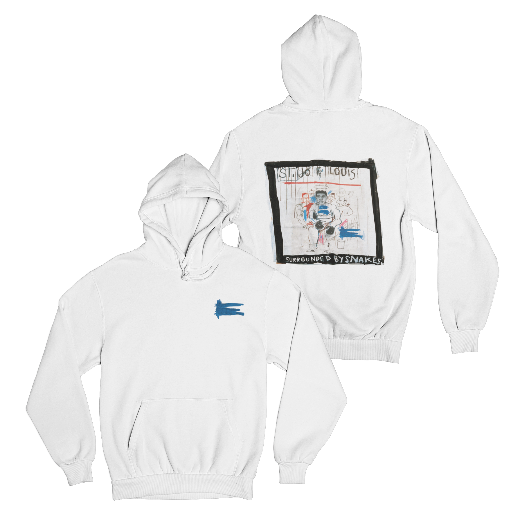 Basquiat hoodie off hot sale white