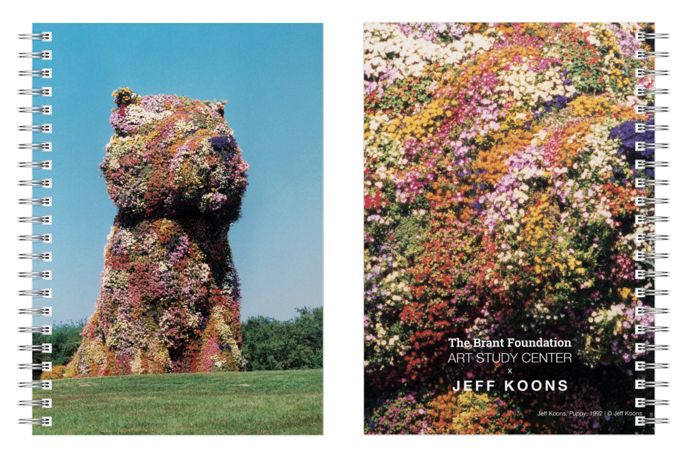 Jeff Koons Puppy Notebook - 9 x 6 inches